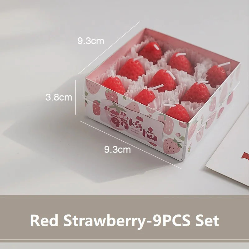 Strawberry Scented Candle Gift Box