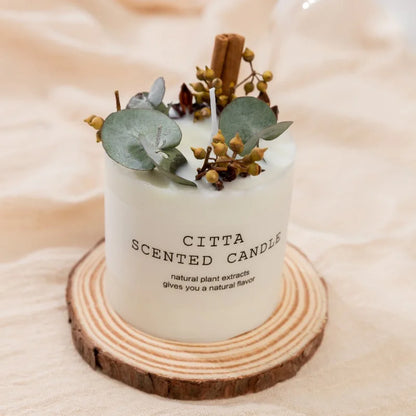 Handmade Scented Soy Wax Pillar Candle