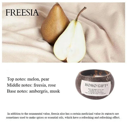 Coconut Husk Scented Candles