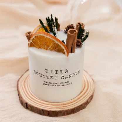 Handmade Scented Soy Wax Pillar Candle