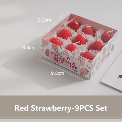Strawberry Scented Candle Gift Box