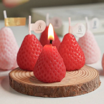Strawberry Scented Candle Gift Box