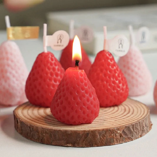 Strawberry Scented Candle Gift Box