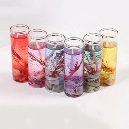 Ocean-Themed Art Gel Wax Candle