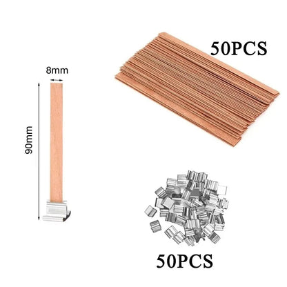 Wood Slice Wick for DIY Candle Making