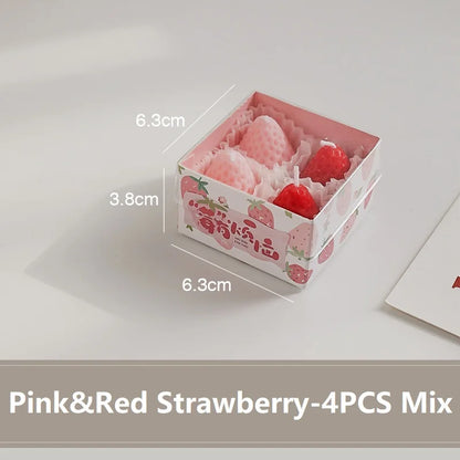 Strawberry Scented Candle Gift Box