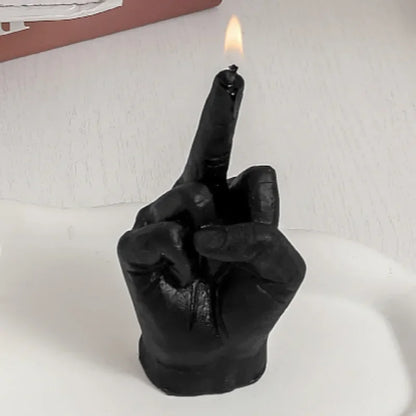 Creative Middle Finger Shaped Gesture Scented Candles