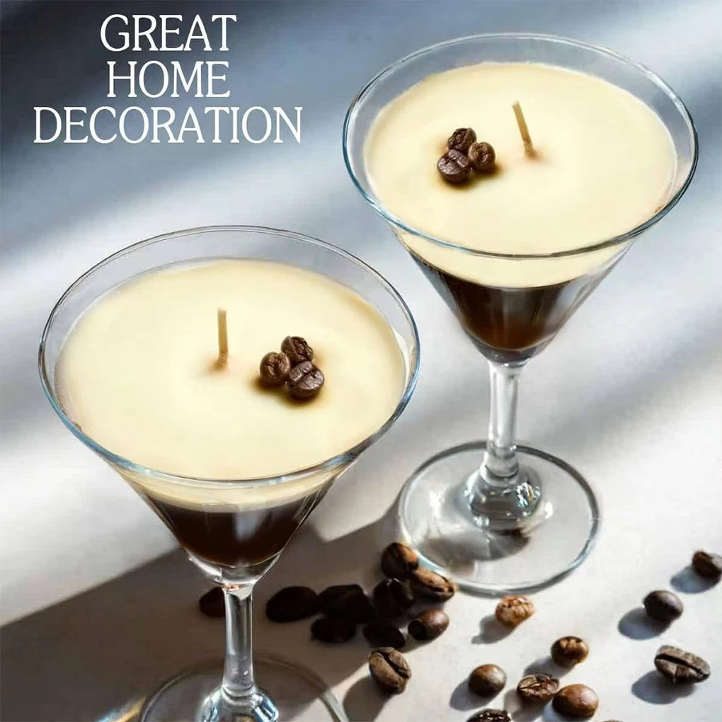 Scented Candles Iced American Coffee Aromatherapy Candle Plant Wax Home Handmade Coffee Aromatic Candles