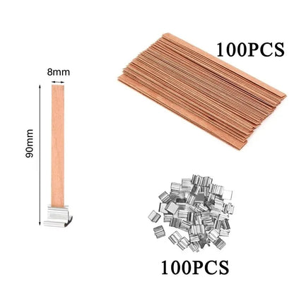 Wood Slice Wick for DIY Candle Making