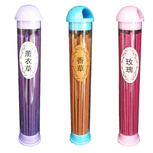 Lavender Rose Vanilla Scented Incense Indoor Aroma Bamboo Stick