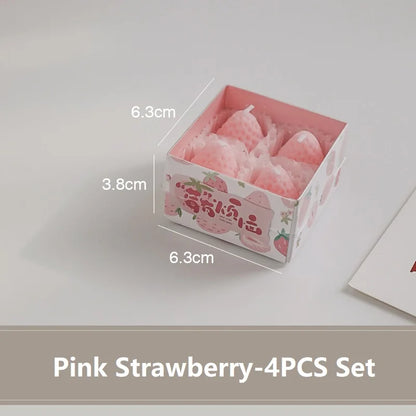 Strawberry Scented Candle Gift Box