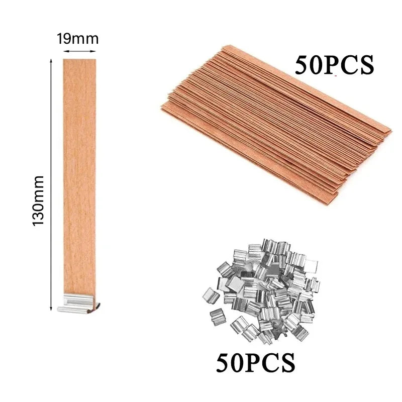 Wood Slice Wick for DIY Candle Making