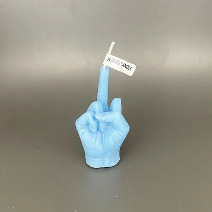 Creative Middle Finger Shaped Gesture Scented Candles