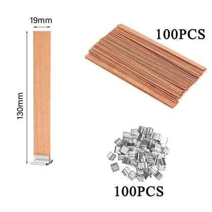 Wood Slice Wick for DIY Candle Making